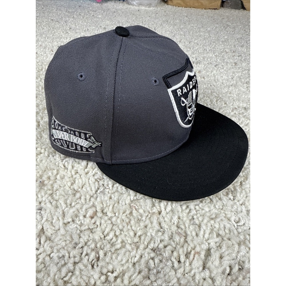 Las Vegas Raiders Super Bowl XVIII 59Fifty  New Era Hat‎ Size 7
